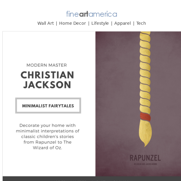 Introducing Christian Jackson - Classic Children's Stories for Your Walls