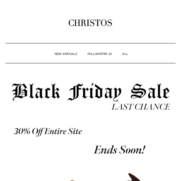 Black Friday Sale - Ends Tomorrow!