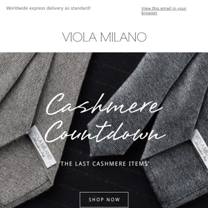 CASHMERE & WOOL SALE TODAY - UP TO 50% SALE