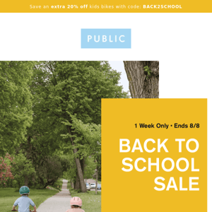 Back to School Savings!