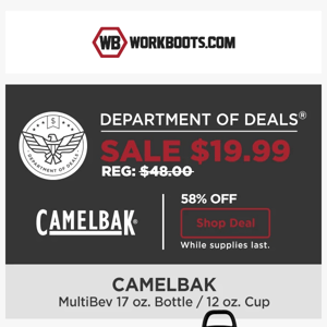 DOD: 🧊🔥 2-in-1 CamelBak MultiBev | $19.99!