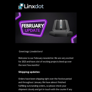 Linxdot February Newsletter 🗞