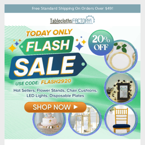 Hot 20% Savings On Flash Picks ⚡ All Day Long - Shop & Save Now!