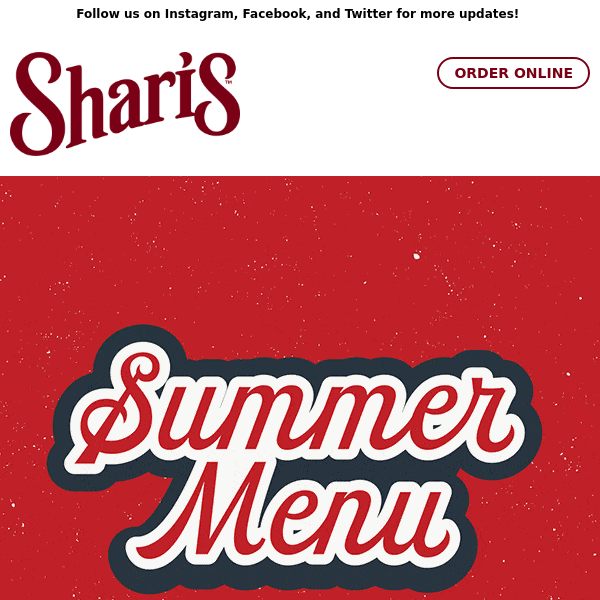 Introducing our NEW Summer Menu ☀️🕶️🏖️