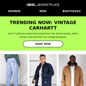 Trending now: Vintage Carhartt 👖