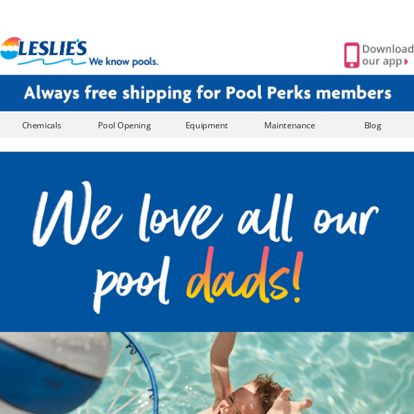 👨‍👦 We love all our pool dads! (Shop our Gift Guide)