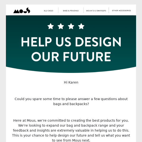 Help design our future!