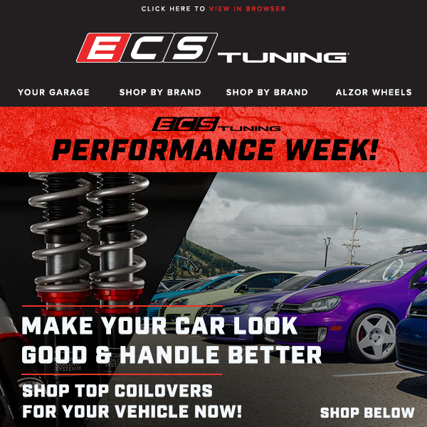 The A4 B8 gets ECS Tuning Coilovers