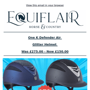 One K Defender Air Glitter Helmet - Special Offer