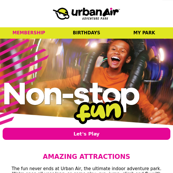 Urban air hotsell $50 off coupon