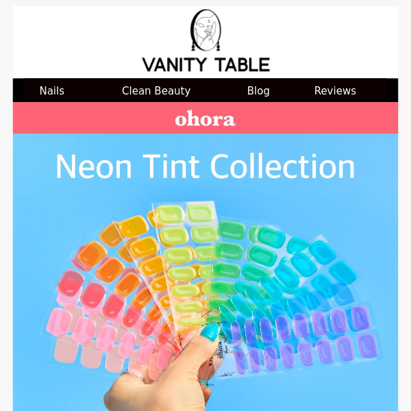 New drops for ohora lovers in Vanity Table!💅 Vanity Table