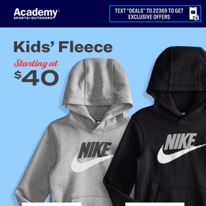 Nike Kids’ Fleece, Starting at $40