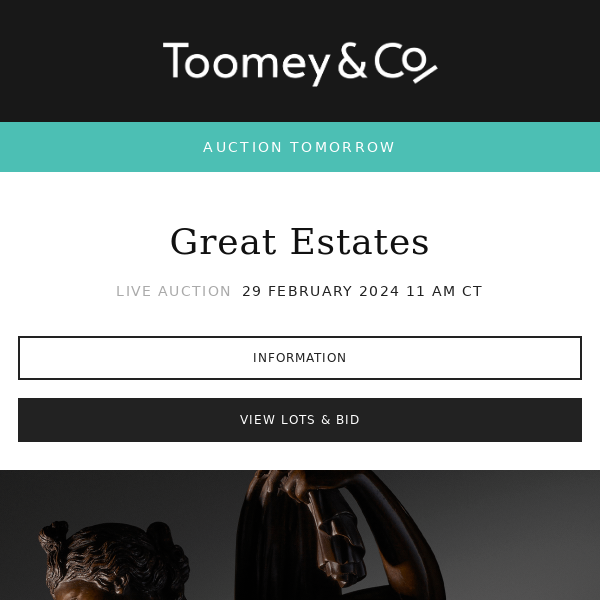 Auction Tomorrow | Great Estates