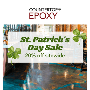 20% Off St. Patrick's Day Sale is still on!