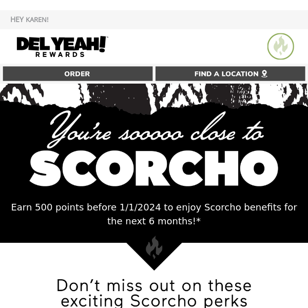 Level up & get Scorcho benefits for the next 6 months