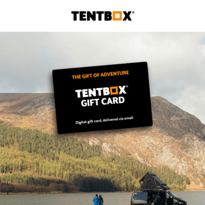 Last-minute gifting? How about a TentBox gift card…