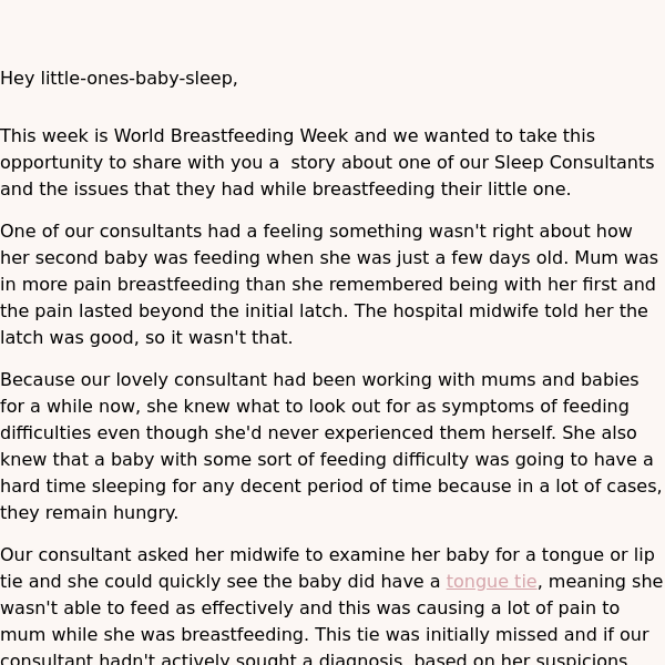 World Breastfeeding Week 🤱