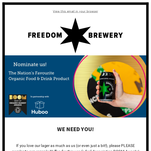 Love Helles? Help Freedom out! 😊