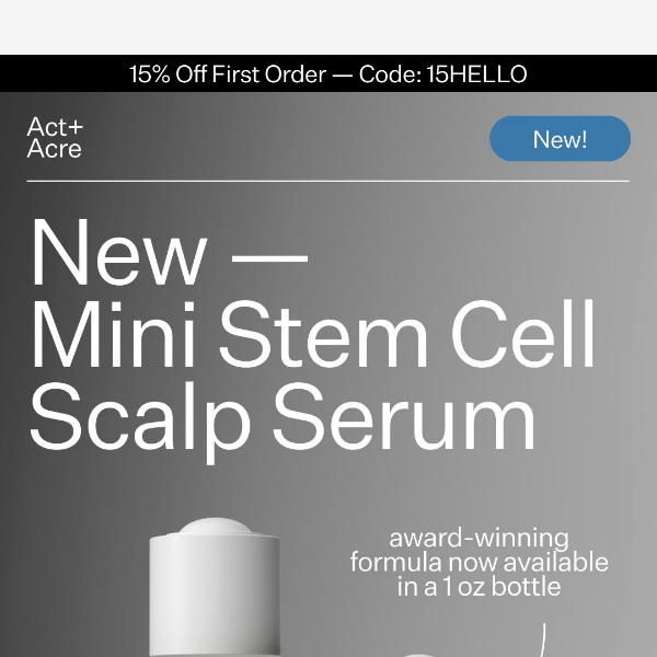 New! Mini Stem Cell™ Scalp Serum
