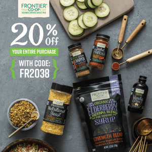 Shop Now And Save 20% On Frontier Co-op