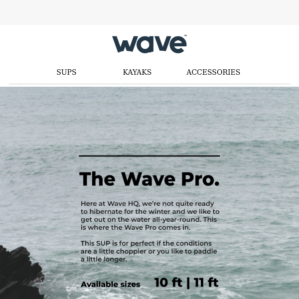 The Wave Pro – the all-year-round SUP 🍂🏄‍♂️