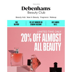 Shop best-selling Beauty at 20% off