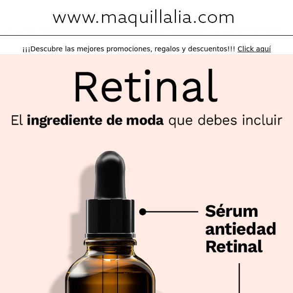 🤩 Conoce Retinal, el ingrediente de moda 🤩