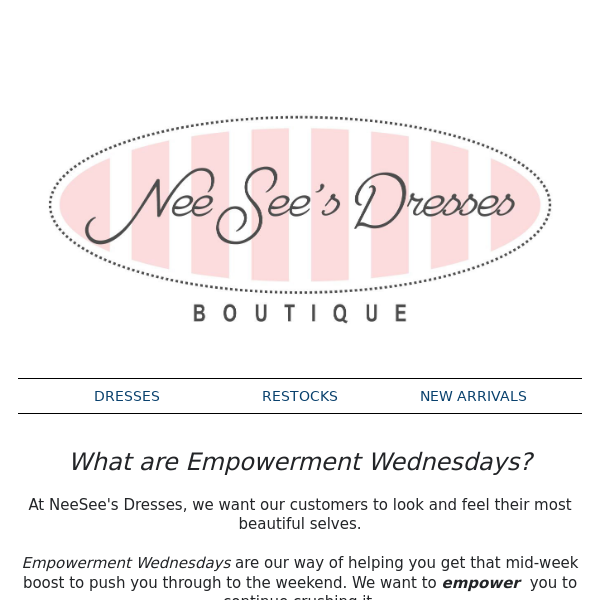 Empowerment Wednesday's