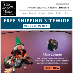 Our Kitchen Witch Is BACK + Free Shipping!