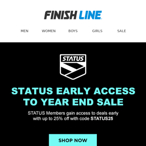 STATUS Early Access: Year-end Sale