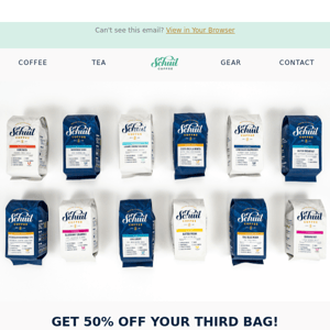 Get a bag 50% off!