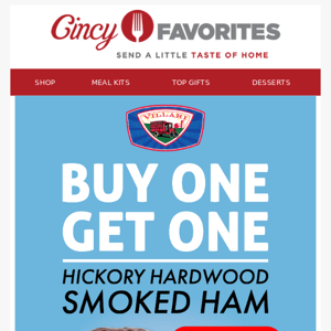 BUY ONE GET ONE FREE! Villari Hickory Smoked Ham