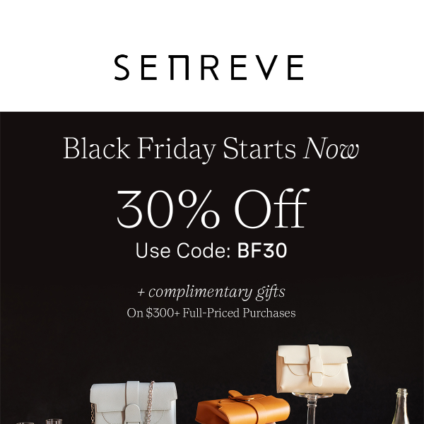 Senreve Black Friday deals: Receive a FREE gift worth up to $175