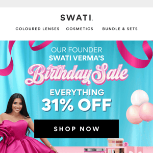 🥳 Celebrate Swati’s Birthday with Us!