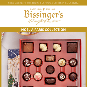 Ooh la la! Discover Parisian magic with Bissinger's Noel!