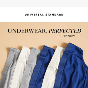 Dreamy underwear in more colors