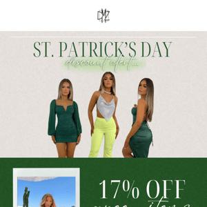 Paddy's Day Discount inside... 🍀💚