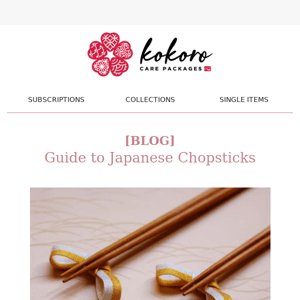 🥢BLOG: Guide to Japanese Chopsticks