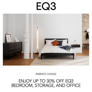 Enjoy up to 30% off Bedroom, Storage, and Office