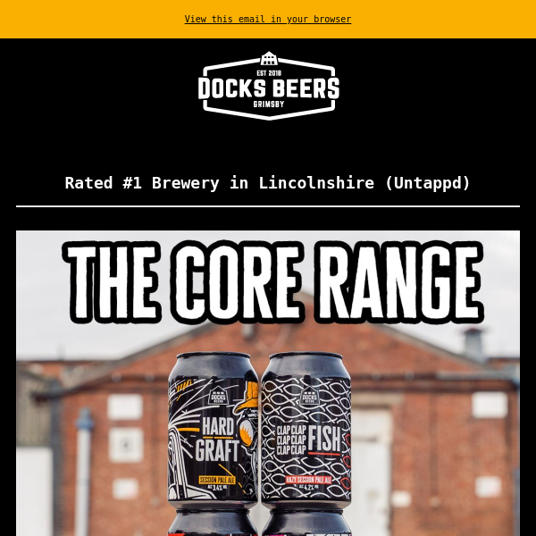 The full core range is back 🍻