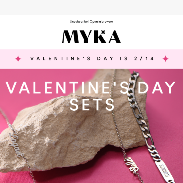 💑 His & Hers Valentine's Jewelry Sets