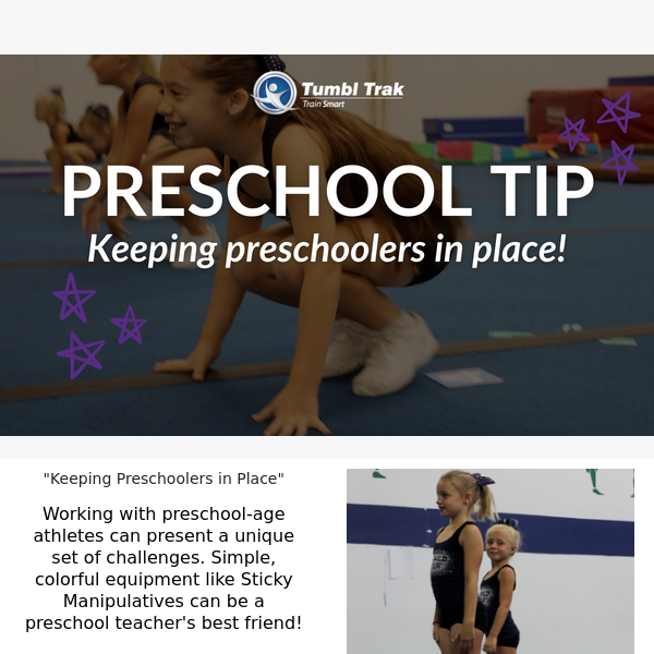 PRESCHOOL TIP: Keeping Preschoolers in Place! ➡️