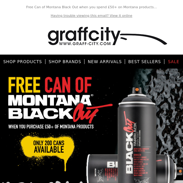 Want a free can of Montana Blackout? Open this email!👀🔥