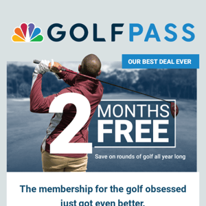 Get 1️⃣4️⃣ months of tee time savings to use at thousands of courses on GolfNow