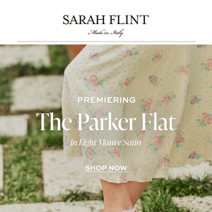 NEW DEBUT: The Parker Flat in Mauve Satin