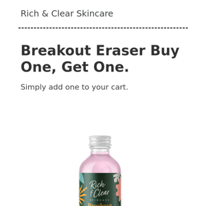 Happy Friday! ✨ Breakout Eraser BOGO!