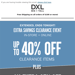 SALE EXTENDED! One More Day to Save BIG.