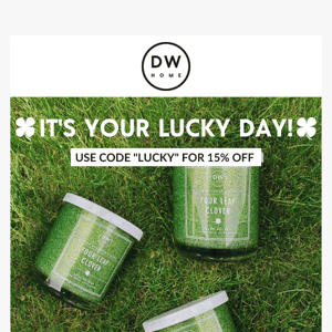 Something GREEN & 15% OFF! 💸🍀