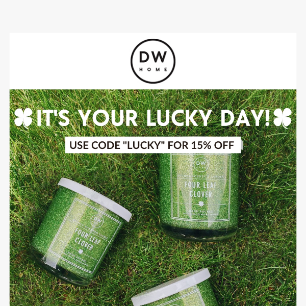 Something GREEN & 15% OFF! 💸🍀