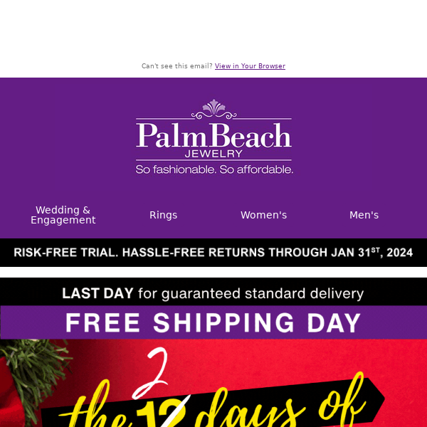 12 Days of Deals – FREE Shipping Day⏰